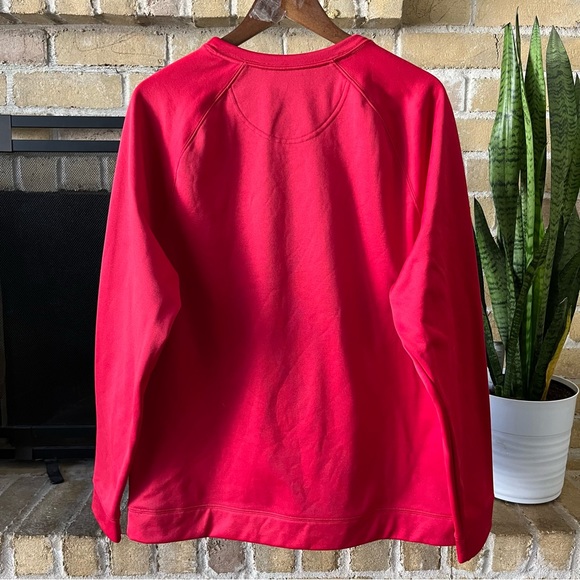 Duluth Trading Mens Logo Lightweight Sweatshirt Red Size Medium - Picture 4 of 6